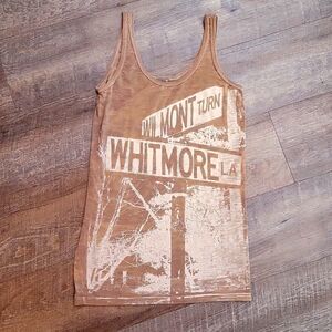 Wet cement grunge city top